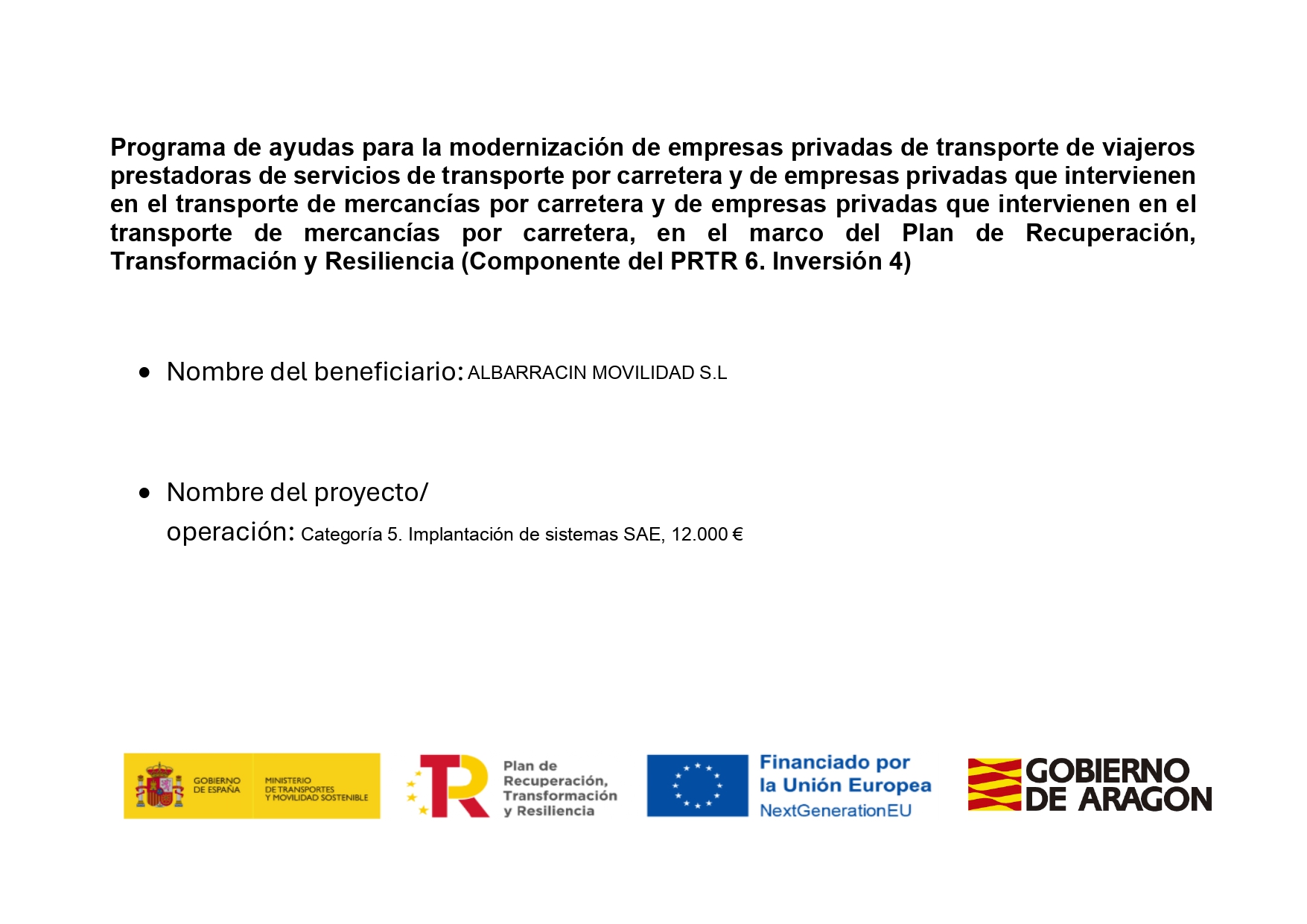 Cartel -Publicidad - sae